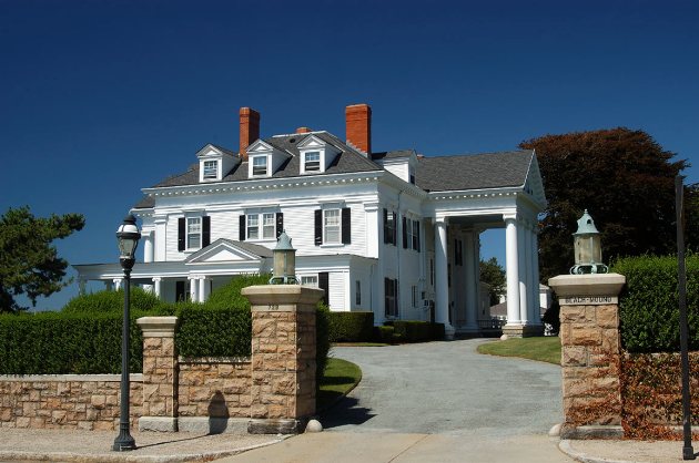 Beach Mound Mansion at southern end of Bellevue Avenue in Newport. Rhode Island